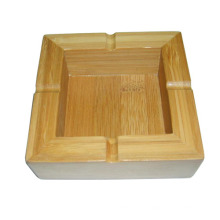 High Quality Special Design Handmade Rectangle Wooden Ashtray